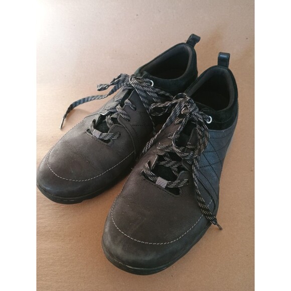 Merrell Shoes - Merrell Mimosa Lena Women's Black Leather Lace Up Shoes Size 8.5